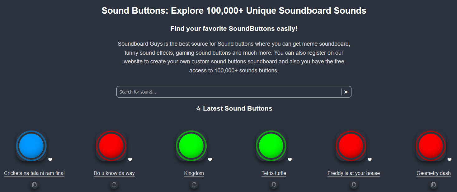 What is a Soundboard?
